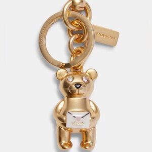 Coach 3 D Bear Love Letter Bag Charm